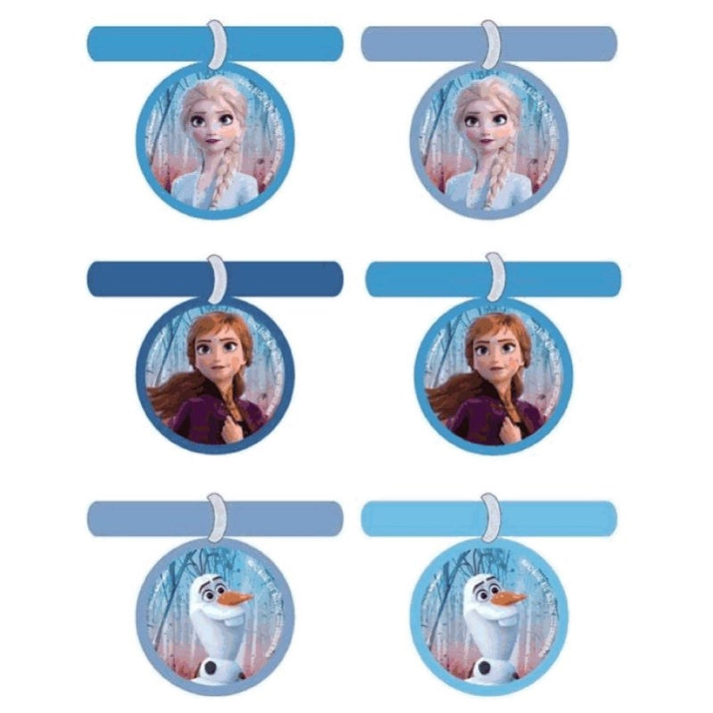 Frozen 2 Hair Ponies Hair Ties 8pk - Party Savers
