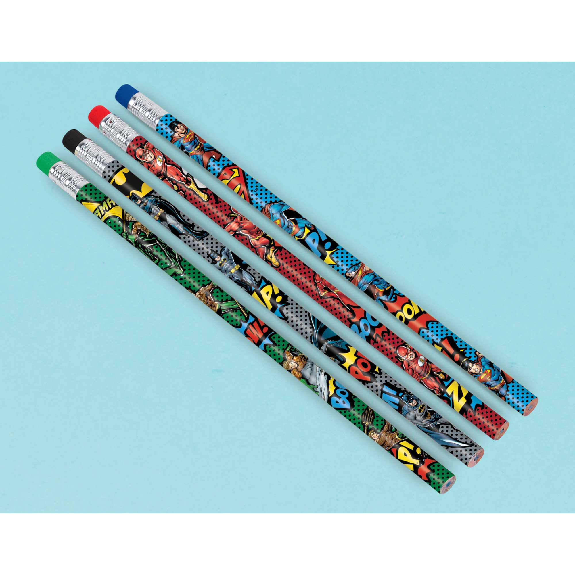 Justice League Heroes Unite Pencils 8pk