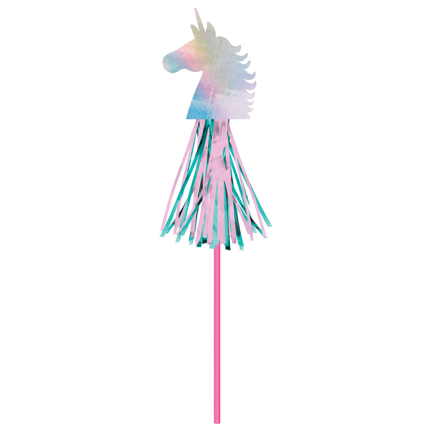 Enchanted Unicorn Foil Wands 43cm