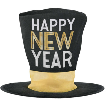 Happy New Year Oversized Top Hat Hot Stamped Each
