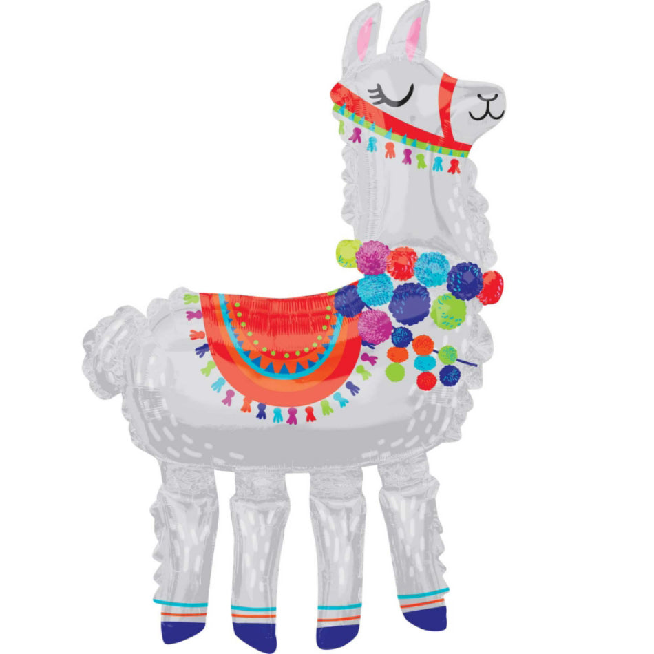 Llama AirWalker Foil Balloon 96cm x 147cm - Party Savers