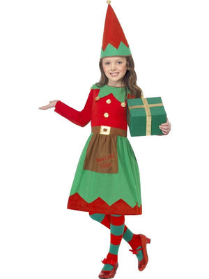 Girls Costume - Santas Little Helper - Party Savers