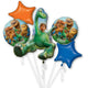 Good Dinosaur Balloon Bouquet 4 x 45cm - Party Savers