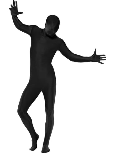 Adult Costume - Black Second Skin Suit - Party Savers