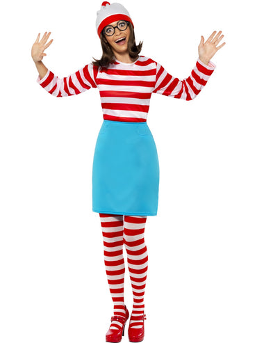 Womens Costume - Wheres Wally? Wenda - Party Savers