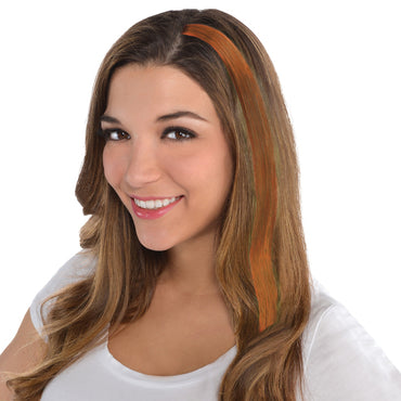 Orange Hair Extensions - Party Savers