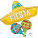 Fiesta Picado Hat Cluster Supershape Foil Balloon 78cm x 81cm Each