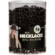 Black Bead Necklaces 50pk - Party Savers