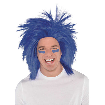 Blue Crazy Wig each