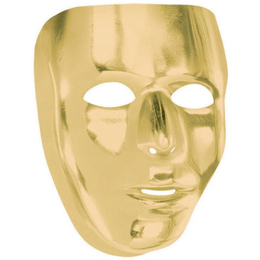 Gold Full Face Mask - Party Savers