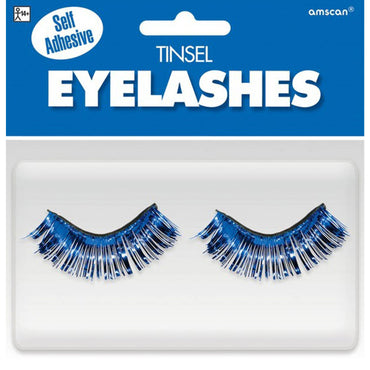Blue Tinsel Eyelashes each