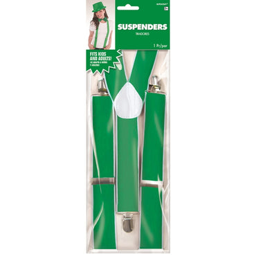Green Suspenders - Party Savers
