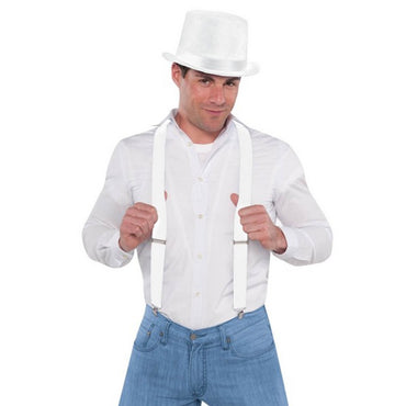 White Suspenders - Party Savers