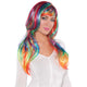 Rainbow Glamorous Wig  Each