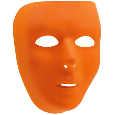 Orange Full Face Mask - Party Savers