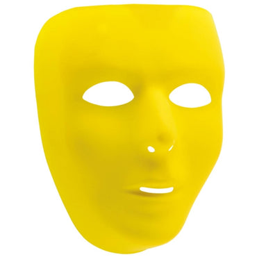 Yellow Full Face Mask - Party Savers