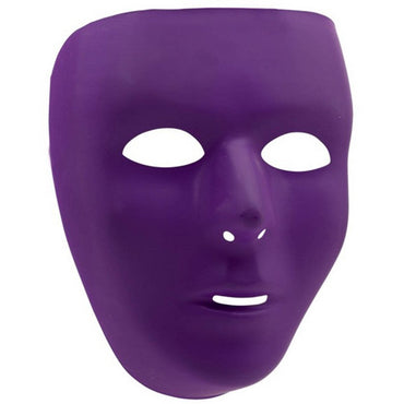 Purple Full Face Mask - Party Savers