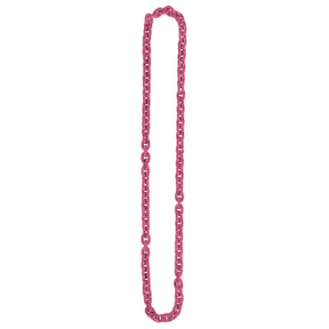 Pink Chain Link Necklace - Party Savers