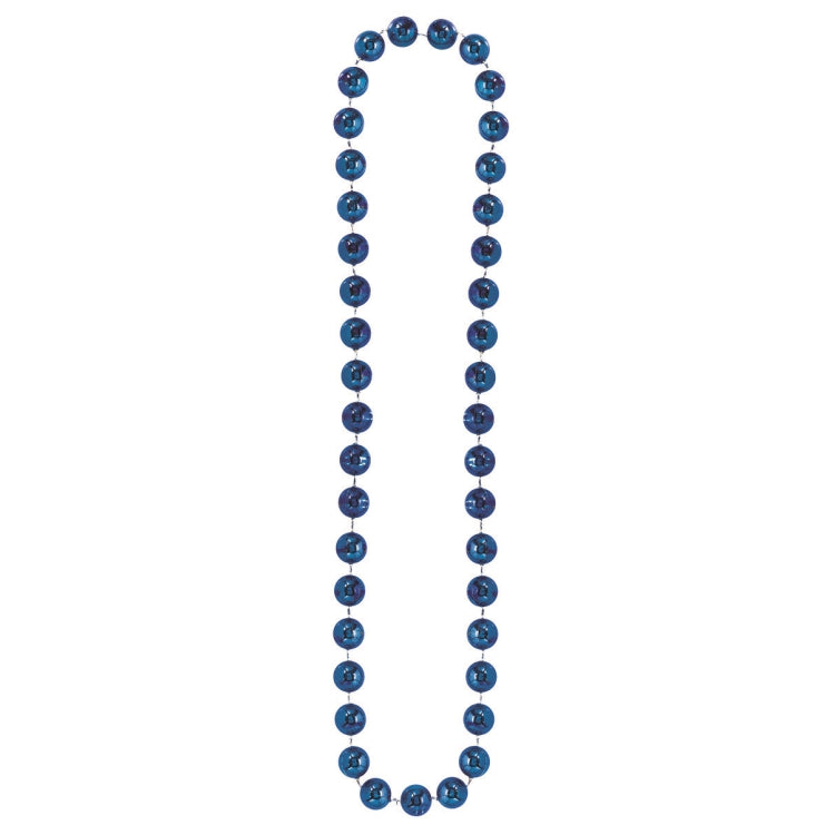 Blue Jumbo Ball Bead Necklace - Party Savers