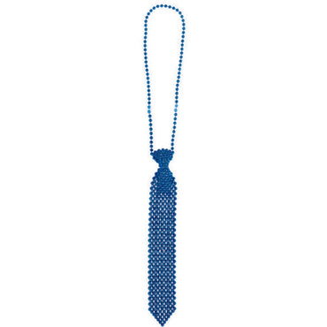 Blue Tie Necklace - Party Savers