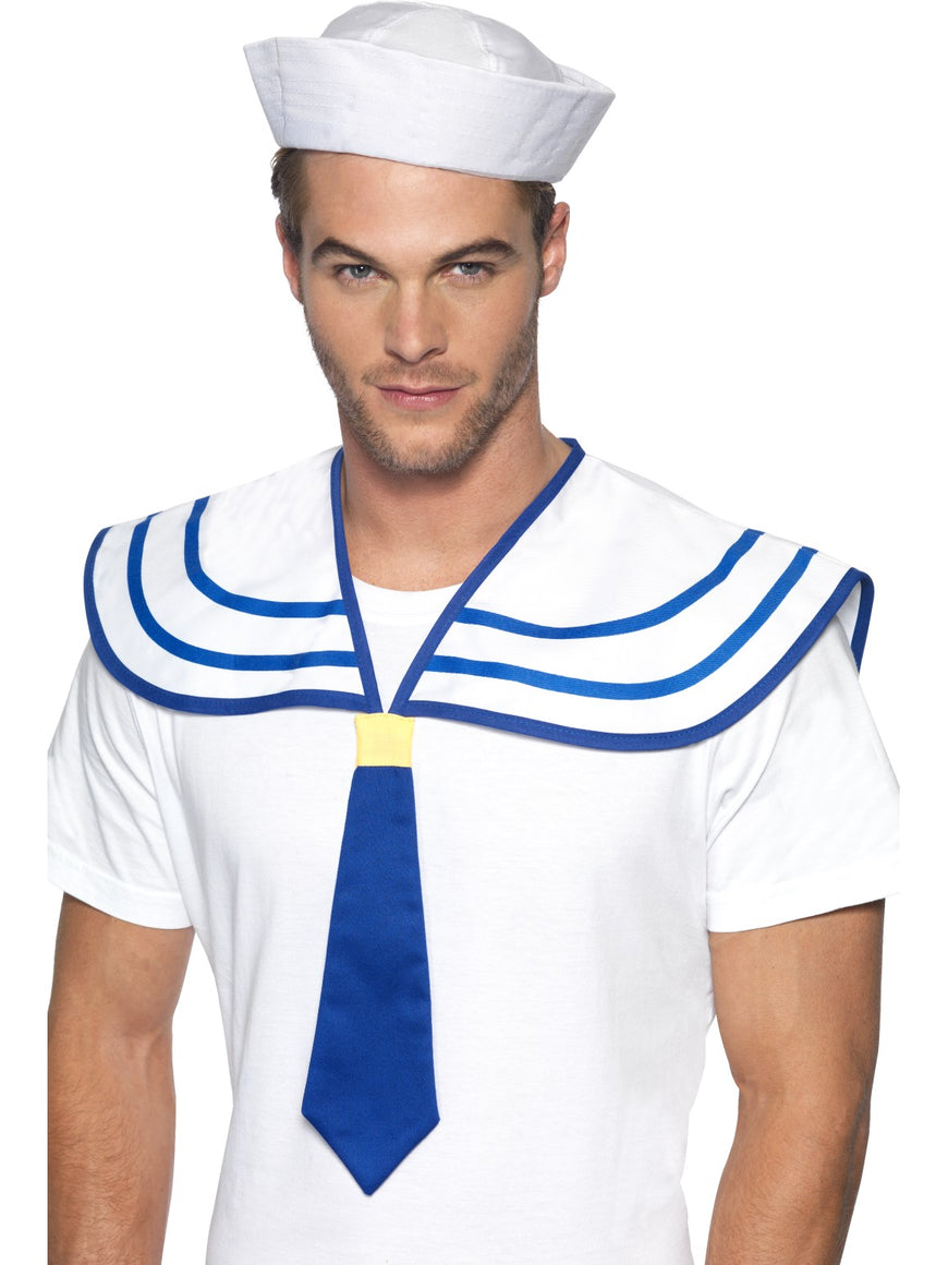 Blue Sailor Neck Tie - Party Savers