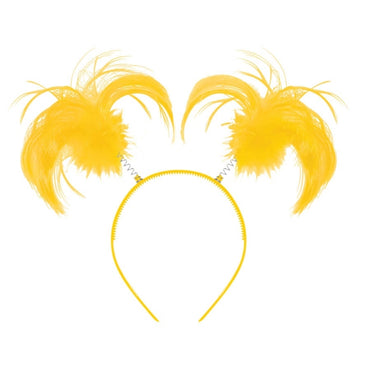 Yellow Ponytail Headband - Party Savers