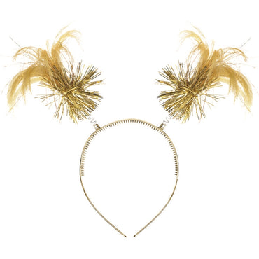 Gold Ponytail Headband - Party Savers
