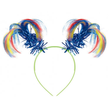 Rainbow Ponytail Headband - Party Savers