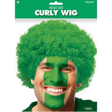 Green Curly Wig each