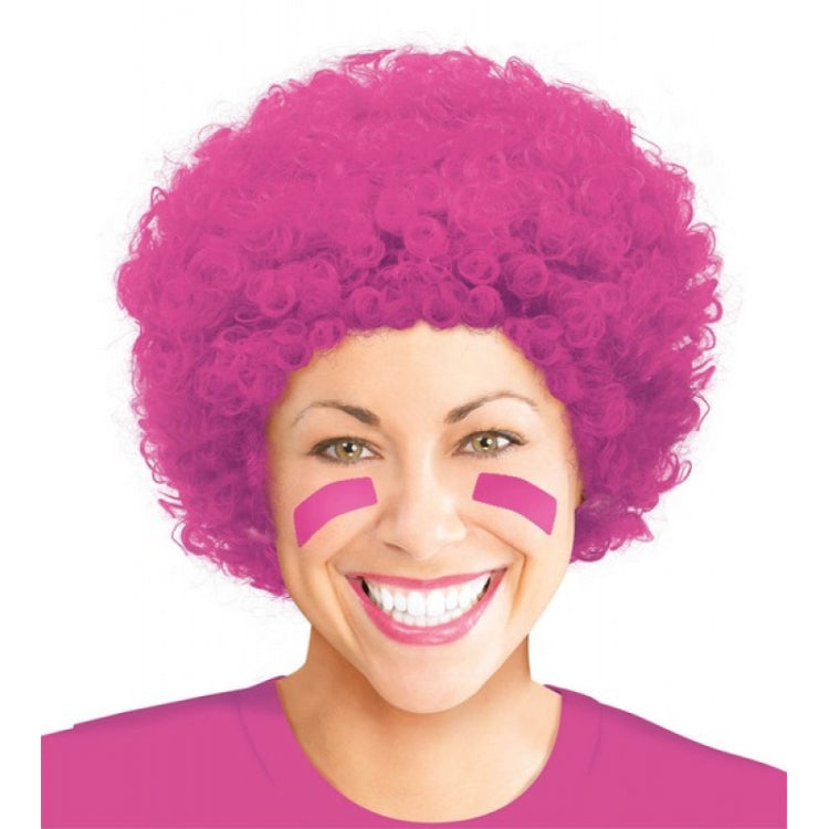 Pink Curly Wig - Party Savers