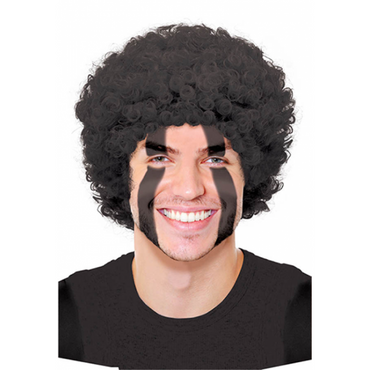 Black Curly Wig - Party Savers