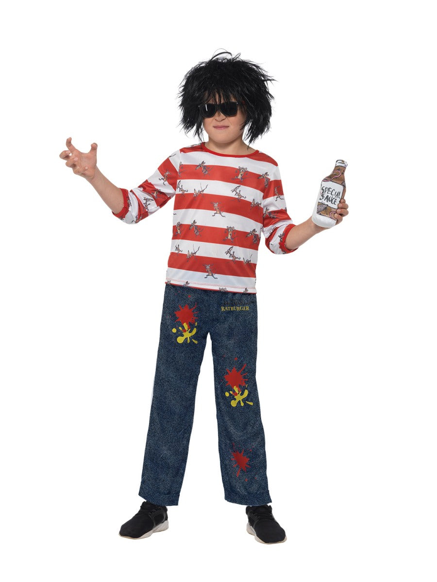 Boys Costume - David Walliams Ratburger - Party Savers