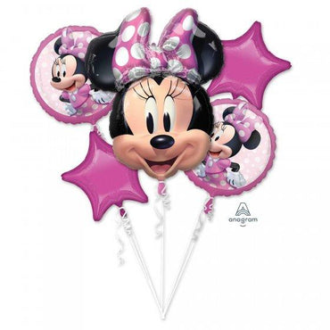 Minnie Mouse Forever Bouquet Balloons 5pk