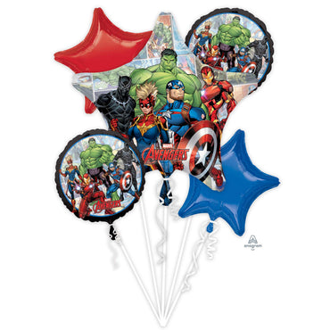 Marvel Avengers Powers Unite Bouquet 5pk - Party Savers