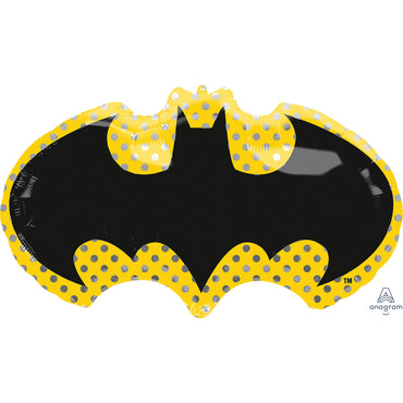 Batman Symbol SuperShape Foil Balloon - Party Savers
