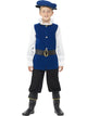 Boys Costume - Tudor Boy Royal Blue Costume - Party Savers