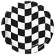 Black & White Checkered Luncheon Plates 18cm 8pk - Party Savers