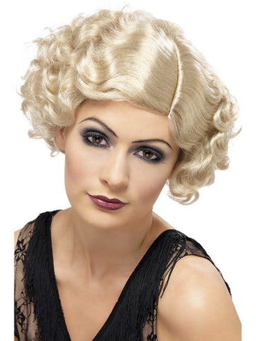 Blonde 20s Flirty Flapper Wig - Party Savers