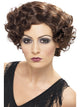 Brown 20s Flirty Flapper Wig - Party Savers