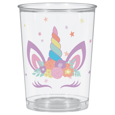 Unicorn Party Favor Plastic Cup 473ml Each