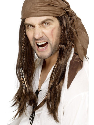 Buccaneer Pirate Wig - Party Savers