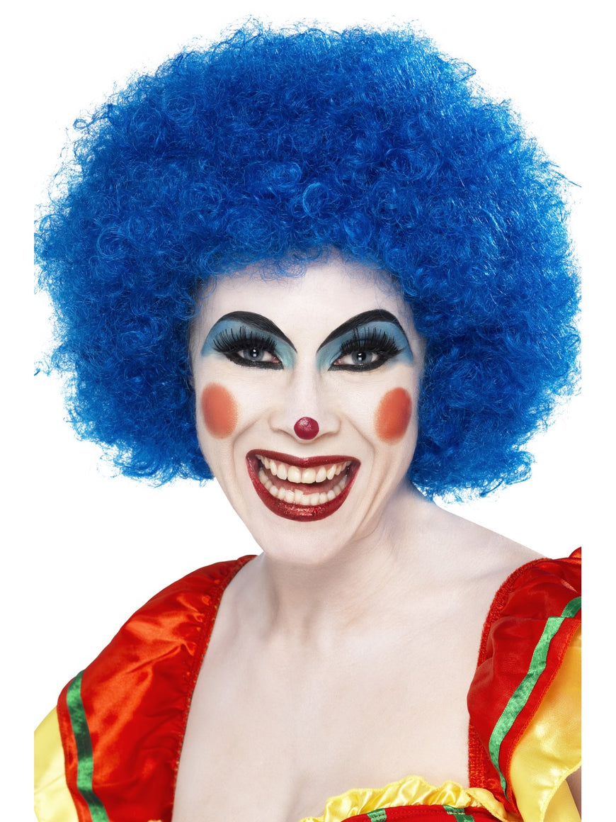 Blue Crazy Clown Wig - Party Savers
