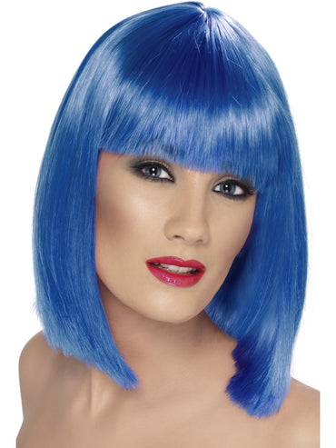 Blue Glam Wig - Party Savers