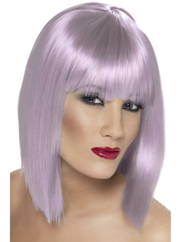 Lilac Glam Wig - Party Savers