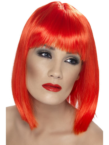 Red Glam Wig - Party Savers