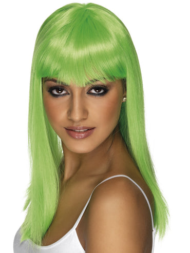 Green Glamourama Wig - Party Savers