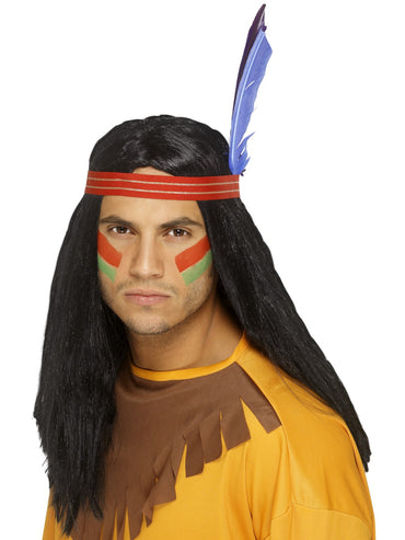 Black Native American Inspired Brave Wig - Party Savers