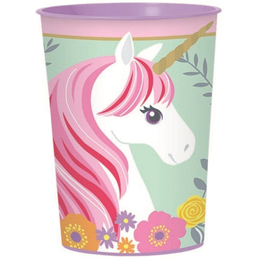 Magical Unicorn Plastic Cup 473ml - Party Savers