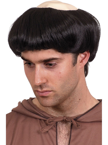 Black Monks Wig - Party Savers