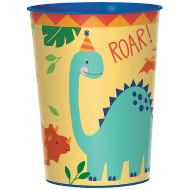 Plastic Dino-Mite Favor Cup 473ml - Party Savers